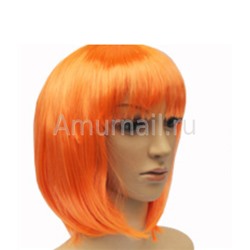 Парик из искусственных волос Bobo (Каре с челкой) Оранжевый