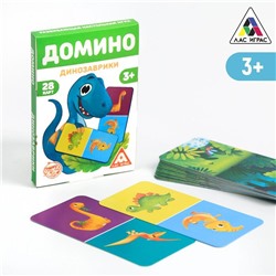 Развивающая игра «Домино. Динозаврики», 3+