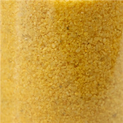 Песок цветной "Желтый" 1000±50гр