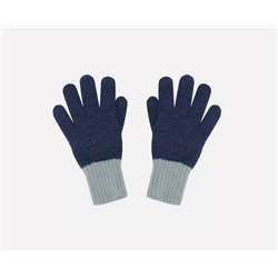 Перчатки для мальчика Crockid К 109 темно-синий, светло-серый меланж