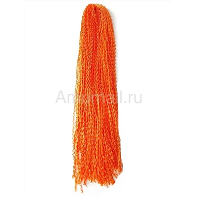 Канекалон микро Zizi Гофре (100гр,120см) F15 Оранжевый