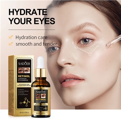 Сыворотка с ретинолом для кожи вокруг глаз Sadoer Retinol Luxurious Eye Essence 30ml