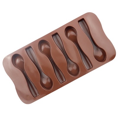 Силиконовая форма для приготовления шоколадных десертов Ложечка
