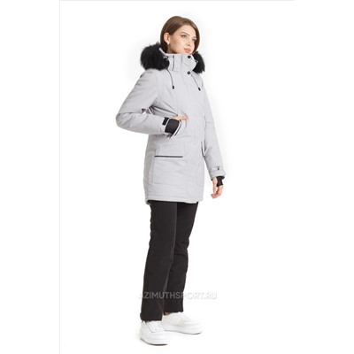 Женская куртка-парка Azimuth B 20635_128 Светло-серый