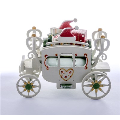Елочная игрушка, сувенир - Карета крытая 6017 Santa