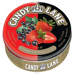 Фруктовые леденцы Клубника и черная смородина Candy Lane 200гр