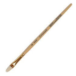 Кисть Щетина овальная, HANA Сочиняй № 8 (длина волоса 14 мм), короткая ручка матовая