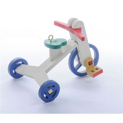 Елочная игрушка - Детский велосипед 1013 Classic Blue Wheels
