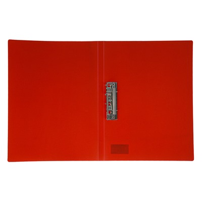 Папка с зажимом А4, 500 мкм, корешок 15 мм, Calligrata, до 100 листов, красная