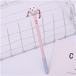 Ручка «Погремушка» розовый заяц