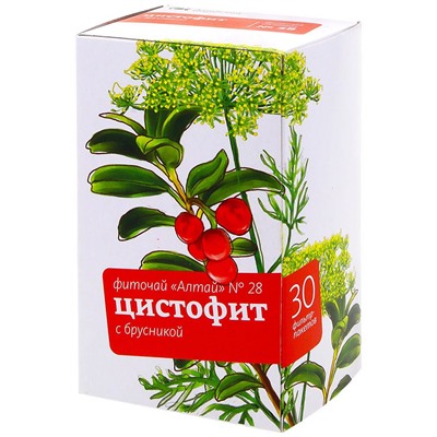 Фиточай Алтай №28: «Цистофит» урологический, 30 ф.п.