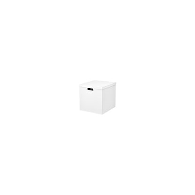 TJENA ТЬЕНА, Коробка с крышкой, белый, 32x35x32 см