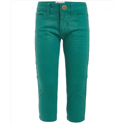 Зеленые твиловые брюки